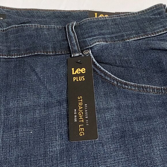 Lee Women's Relaxed Fit Straight Leg Jean  - Size 24 - Picture 8 of 12
